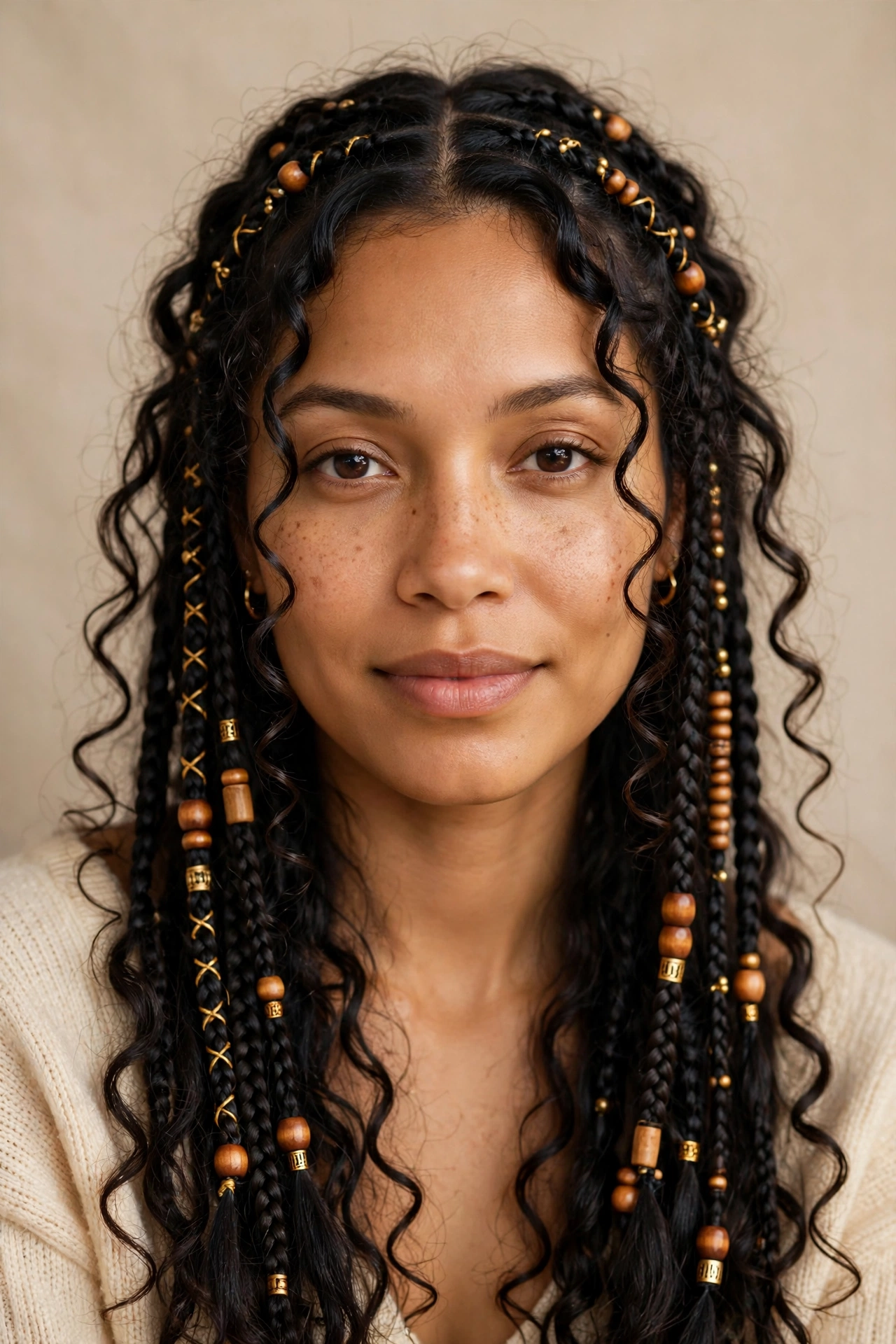 Boho Braids with Beads