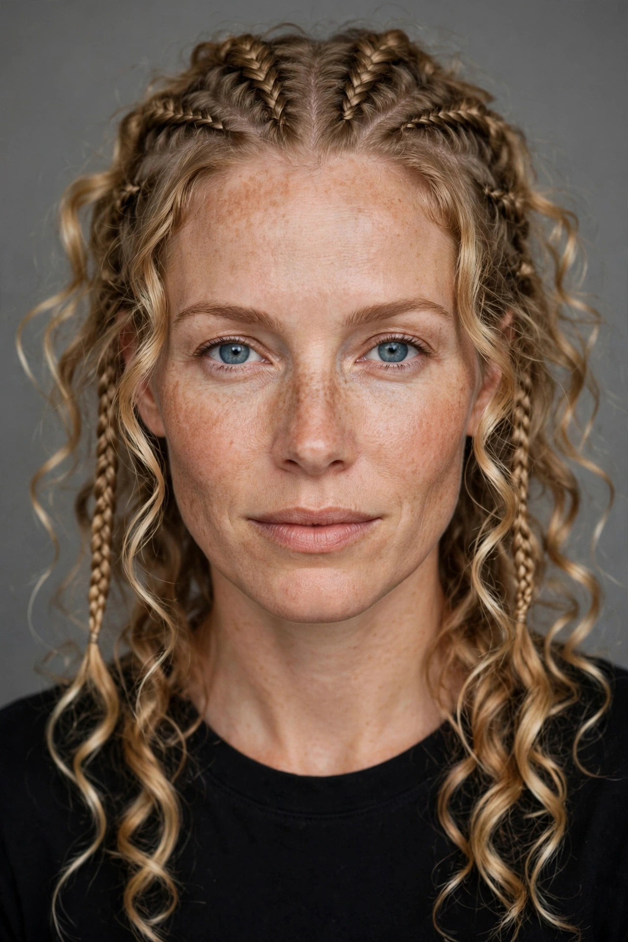 Blonde knotless boho braids